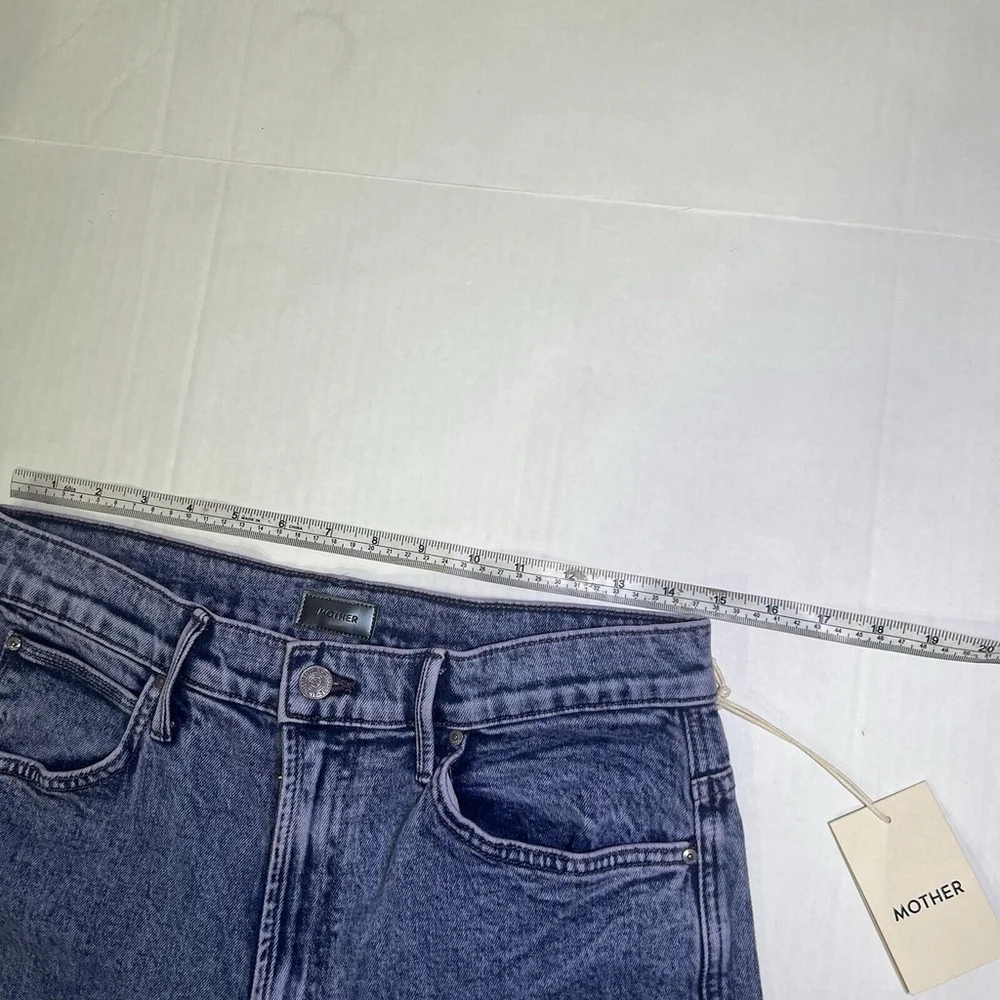 MOTHER The Desperado Heel Jeans In Paisley Purple Size 31 NWT - Picture 14 of 16